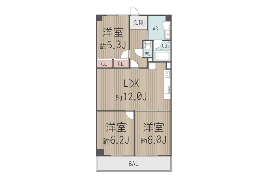 制作実績　間取り図面作成